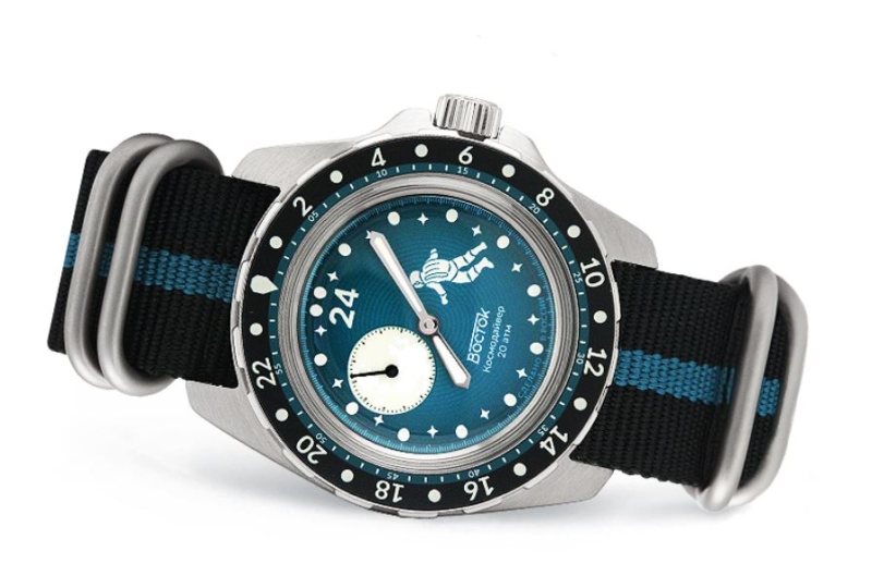 Vostok New Luna Dude / Cosmo Diver 24-hour Amphibian Wristwatch 2431.12  COSMODIVER 14038B