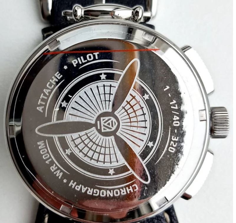 Vostok Watch Chronograph Attache Pilot Chrono SG